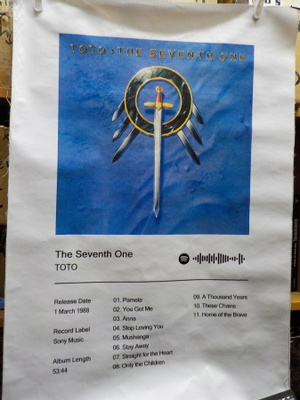 TOTO THE SEVENTH ONE RULLATTU RETRO  BANDEROLLI (W)