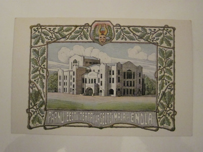 VANHA Postikortti Eesti Viro Pärnu Jugend 1900-luku