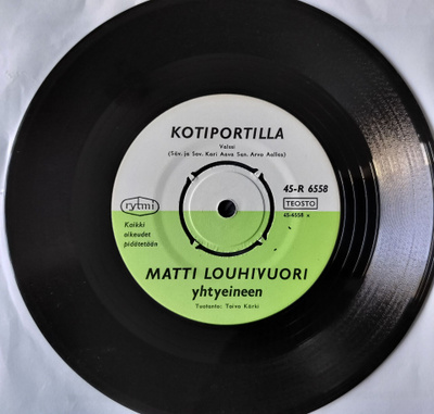 MATTI LOUHIVUORI 7”: Kotiportilla/Kirje vankilasta DECCA