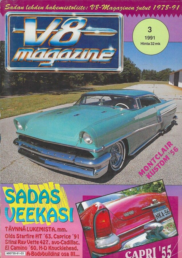 3 / 1991 V8 MAGAZINE HYVÄ KOKONAISUUS