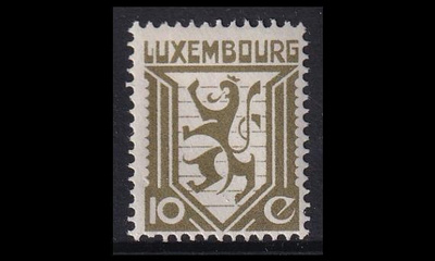 Luxemburg 233 ** Leijona 10 C (1930)