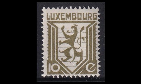 Luxemburg 233 ** Leijona 10 C (1930)