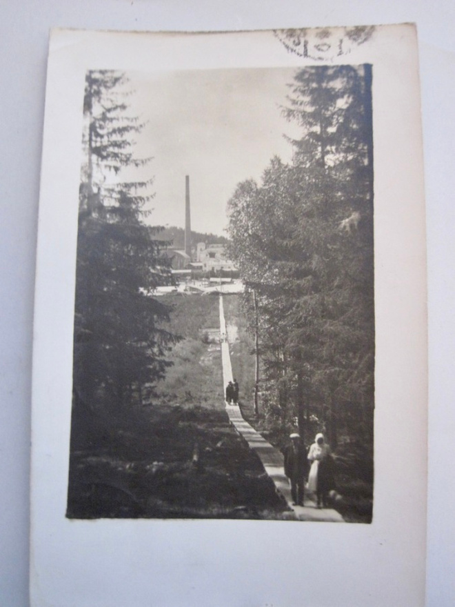 VANHA Postikortti Pitkäranta Luov. Alue Karjala 1921