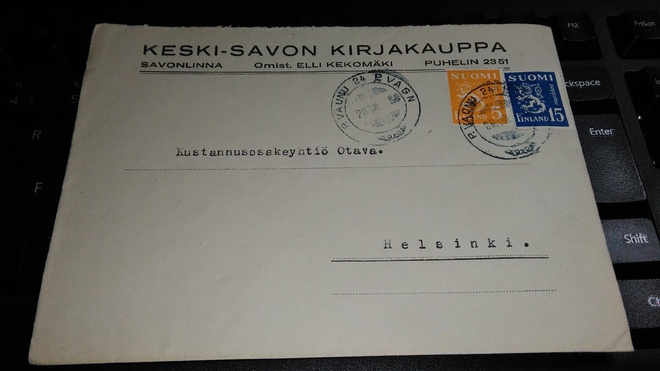 Savonlinna PV 24 M-30 firmakuori 26/1