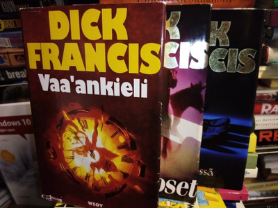 3 kpl Dick Francis kirjoja paketti