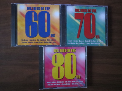 No. 1 Hits of the 60ies, 70ies & 80ies 3CD