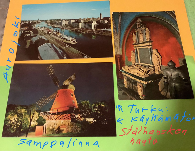 Turku Aurajoki, Samppalinna, hauta Tuomiokirkossa