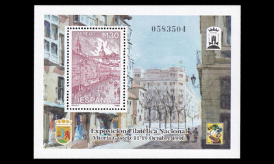 Espanja 3297BL66 ** Postimerkkinäyttely blokki (1996)