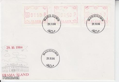ålandand 1984 Frama FDC