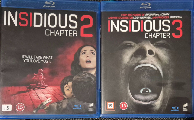Insidious Chapter 2 +3 -Blu-Ray