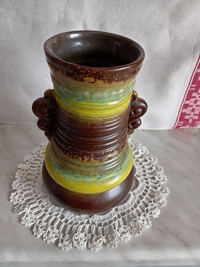 Vintage Strehla maljakko