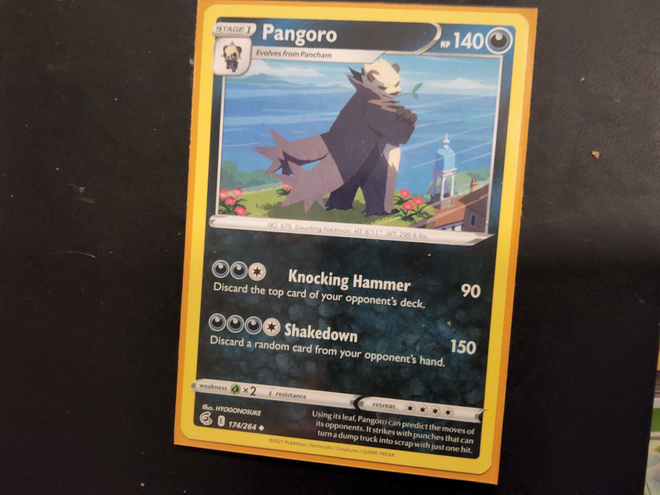 Pangoro #174 Pokemon Fusion Strike card