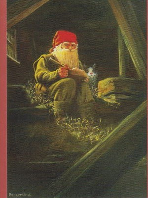 Jan Bergerlind Tonttu puurolla