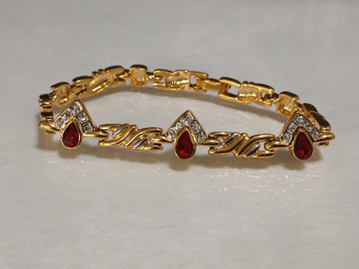 21k kullattu Kanadalainen stressi rannekoru Gold plated