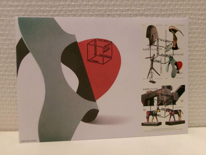 FDC- ensipäiväkuori - Suomalaista taidetta - 2010