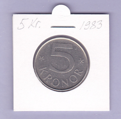 Ruotsi 5 Kronor v.1983 KM#853