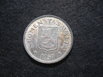 200 markkaa 1957 - hopeaa