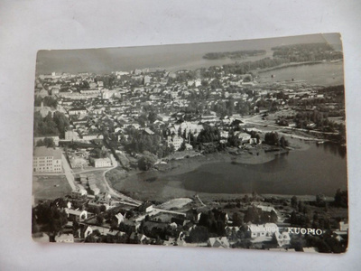 VANHA Postikortti Kuopio 1953 Karhumäki
