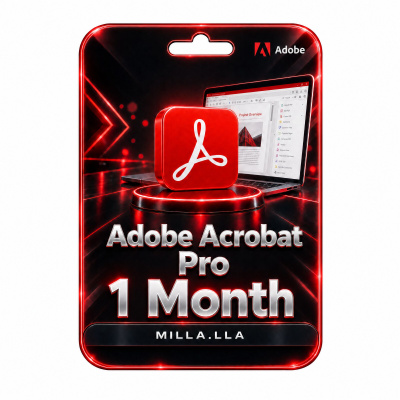 Adobe Acrobat Pro 1 kuukausi lunastuskoodi Adobe-tilille