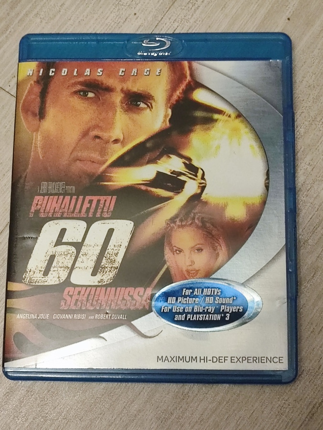 Puhallettu 60 sekunnissa BLU-RAY Nicolas Cage