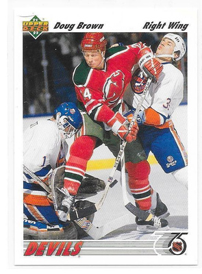 1991-92 Upper Deck #214 Doug Brown New Jersey Devils