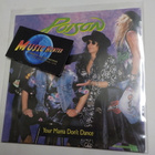 POISON - YOUR MAMA DONT DANCE EX+/EX+ 7" - pikkukuva 1