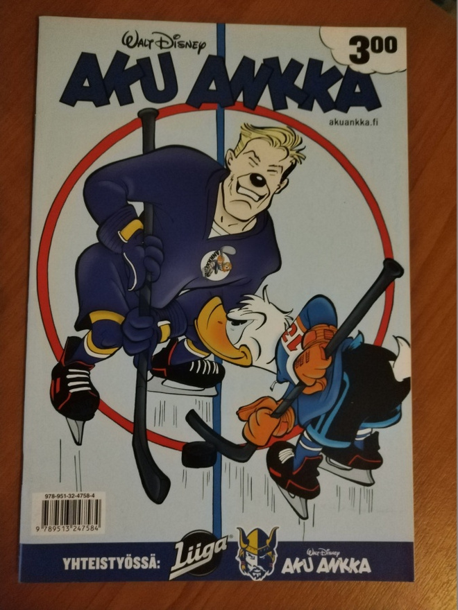 Aku Ankka erikoisnumero - Liiga, Jukurit