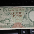 Indonesia 25 Rupiah 1958 P57 UNC - pikkukuva 1