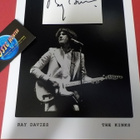 RAY DAVIES [THE KINKS] NIMIKIRJOITUS + B/W KUVA - pikkukuva 1