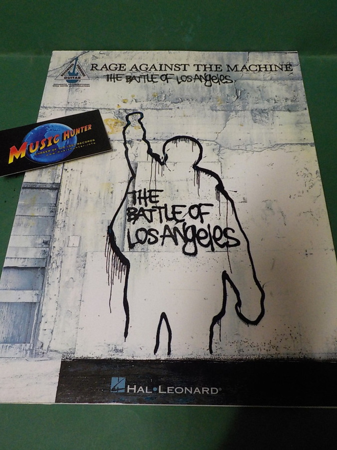 RAGE AGAINST THE MACHINE BATTLE OF LOS ANGELES NUOTTIKIRJA
