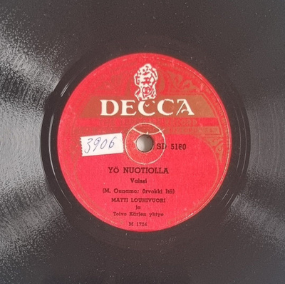 Savikiekko 1952 - Matti Louhivuori - Decca SD 5160