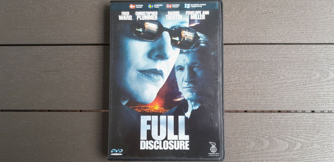 DVD: Full Disclosure / Täydellinen Paljastus (Fred Ward 2000