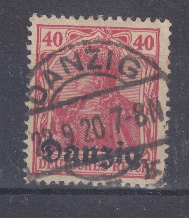 Saksa Danzig 1919 Mi 6
