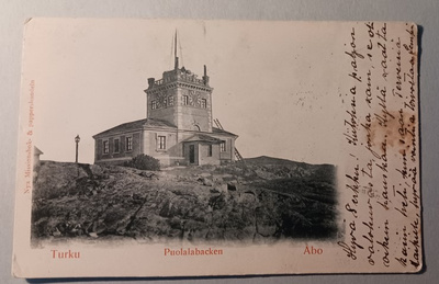Turku, Puolalanmäen Palotorni, mv pk, p. 1902