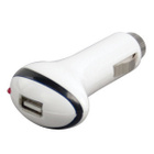 König USB Autolaturi, USB A naaras, 1000mAh, valkoinen UUSI - pikkukuva 3