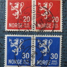 Norja Uusi leijona postimerkkilajitelma - pikkukuva 2