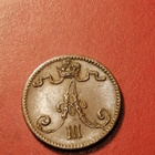*Suomi *  1 penniä  *1888 *   Copper/Kupari *1+ - pikkukuva 2