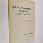 Yrjö Ahmavaara : Transformation analysis of factorial dat... - pikkukuva 1
