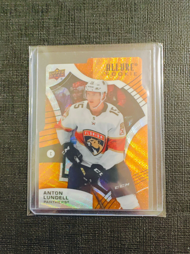 Anton Lundell - 21-22 UD Allure Rookie Orange Slice
