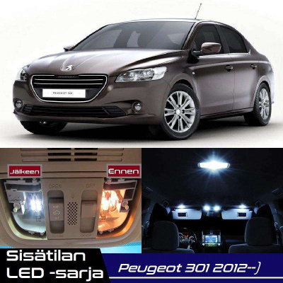 Peugeot 301 Sisätilan LED-sarja 7-osainen