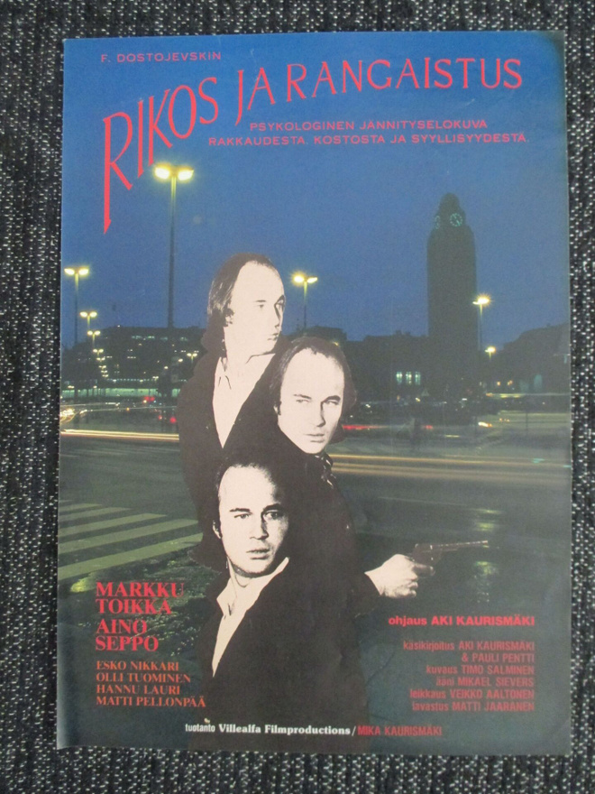 Rikos ja rangaistus (Aki Kaurismäki, 1983) - elokuvajuliste