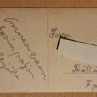 tyttö lukee pienemmälle, sign?, vanha,kulkenut käsipostissa - pikkukuva 2