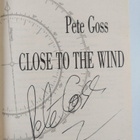 Pete Goss : Close to the Wind (signeerattu) - pikkukuva 3