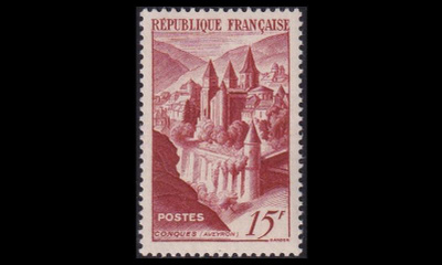 Ranska 823 ** Rakennus 15 Fr (1948)