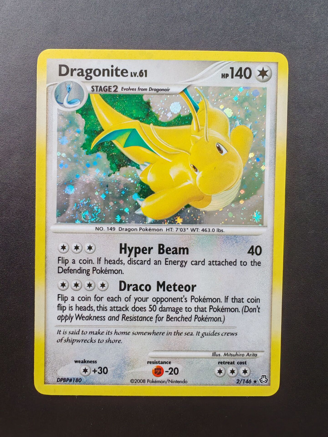 Pokemon Dragonite 2/146 holo