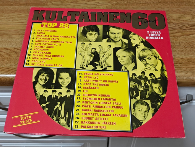 Kultainen 60-luku tupla LP