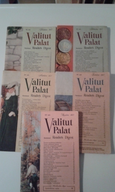 Valitut Palat -kirjasia 50-luvulta yht. 14 kpl