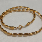 Vintage Gold plated oliivi kaulakoru - pikkukuva 1