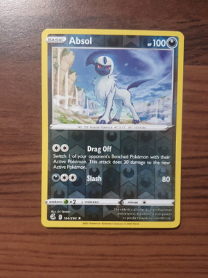 Pokemon Absol 164/264 Reverse holo Rare