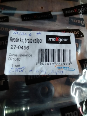 Jarrusatuloiden ohjainhylsysarjat 2kpl Mexgear 27-0496